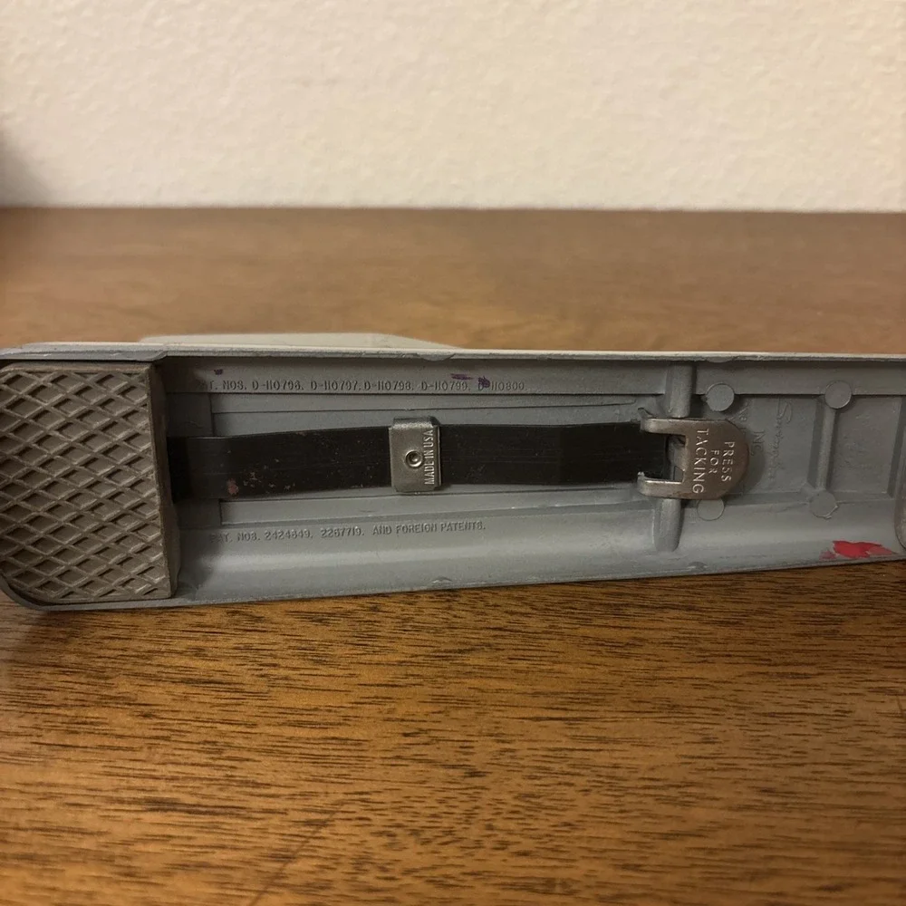 Vintage Industrial Modern Eames Era Swingline Stapler Gray USA Model #27 Works